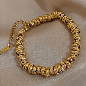 Elegant Gold-Tone Bracelet